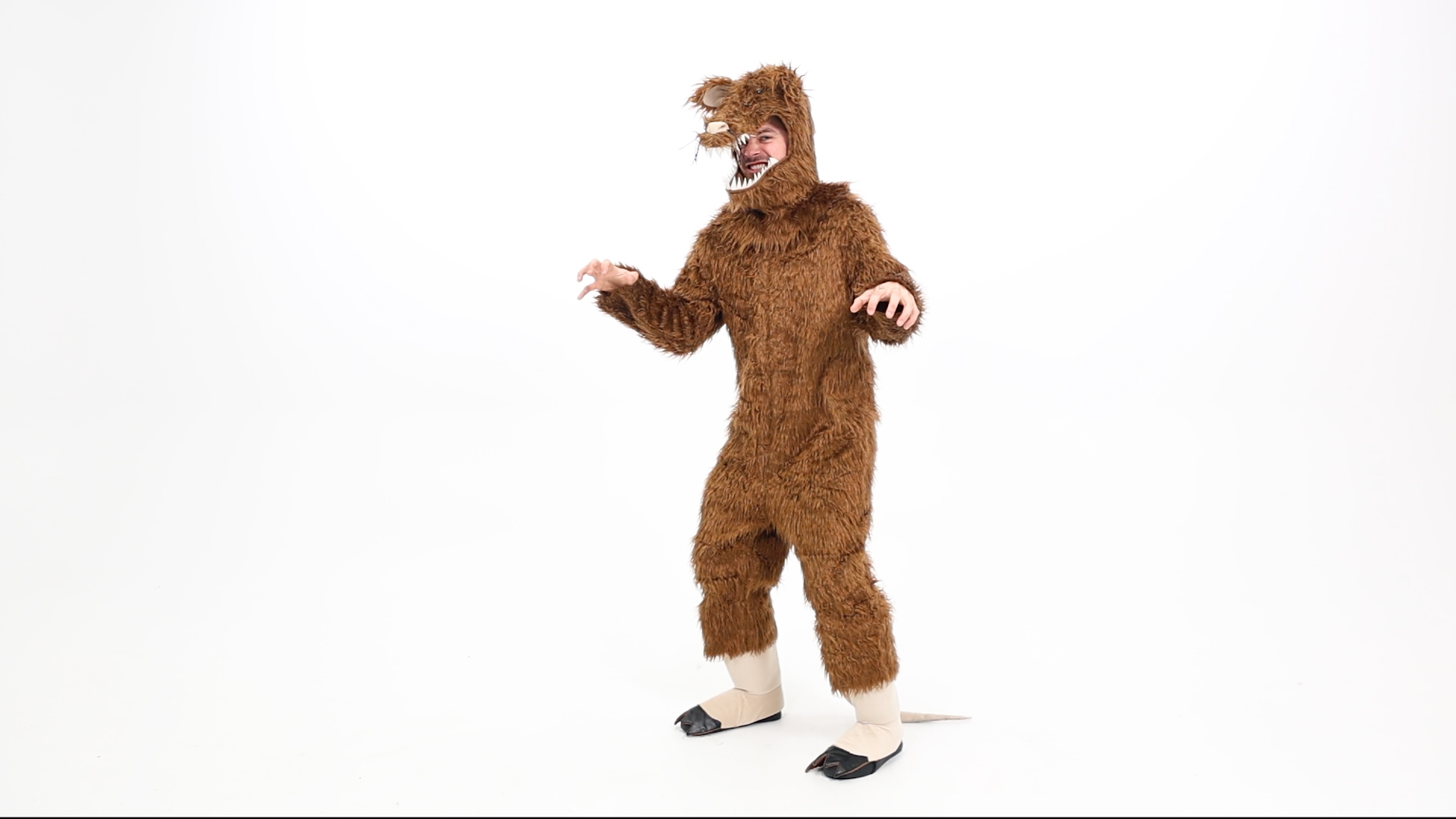 Unleash your inner beast with the Princess Bride Rodent of Unusual Size Adult Costume. This larger-than-life costume brings the terrifying and humorous creature to life in true movie fashion. Perfect for fans of the film, this costume is sure to impress at any costume event or themed gathering.